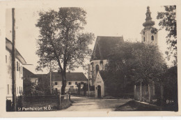 AK - NÖ - St. Pantaleon - Ortsansicht Mit Ehemaligen Alten Gasthof - 1931 - Amstetten