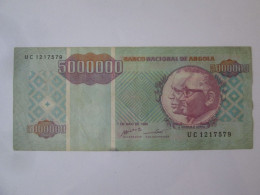 Rare! Angola 5000000/5 Million Kwanzas 1995,see Pictures - Angola