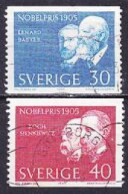 1965. Sweden. Nobel Prize Winners 1905. Used. Mi. Nr. 542-43 - Gebraucht