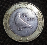 BOSNIA & HERZEGOVINA, 2 Konvertibile Marke, 2003, Pigeon, Perfect, Agouz - Bosnie-Herzegovine