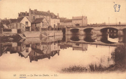 FRANCE - Sens - Vue Sur Le Pont Du Diable - LL - Carte Postale Ancienne - Sens