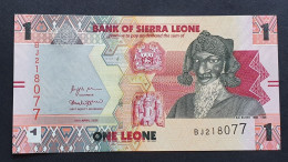 Billete De Banco De SIERRA LEONA - 1 Leone, 2022  Sin Cursar - Sierra Leone