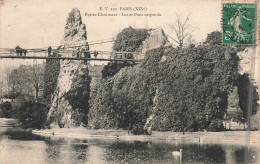 FRANCE - Paris (XIX) - Buttes Chaumont - Lac Et Pont Suspendu - Carte Postale Ancienne - Puentes