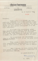 L'Urbaine Immobilière . Rue Montgrand . Marseille . 1949 . Courrier . - Banco & Caja De Ahorros