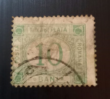 Roumanie 1890 Postage Due Stamps - Yellowish Paper - Oblitérés