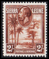 1932. SIERRA LEONE. Georg V  & Landscapes 5 S.. Very Light Hinged.  (MICHEL 127) - JF542085 - Sierra Leone (...-1960)