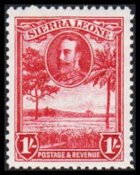 1932. SIERRA LEONE. Georg V  & Landscapes 1/- S.. Never Hinged.  (MICHEL 126) - JF542086 - Sierra Leone (...-1960)