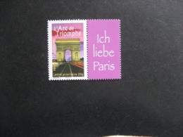 TB  N° 3599A , Neuf XX. Vignette "J'aime Paris". - Autres & Non Classés