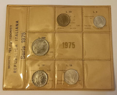 1975 - Italia Serietta Lire ---- - Set Fior Di Conio