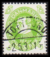 1930. DANMARK. 5 ØRE Chr. X 60 Years Jub. LUXUS Cancelled TOFTLUND 2.5.30.  (MICHEL 185) - JF541735 - Gebraucht