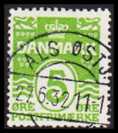 1932. DANMARK. 5 ØRE LUXUS Cancelled ALS ØSTJ. 27.6.32.  - JF541740 - Oblitérés