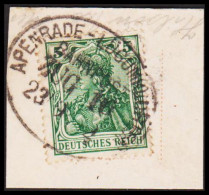 1904. SCHLESWIG. 5 Pf Germania On Small Piece With Railway Cancel APENRADE - LÜGUMKLOSTER BAHNPOST ZUG 16 ... - JF541745 - Schleswig-Holstein