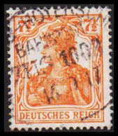 1917. SCHLESWIG. 7½ Pf Germania With Railway Cancel HAMBURG-HOYERSCHLEUSE BAHNPOST ZUG 1008 14/9 17.  - JF541754 - Schleswig-Holstein