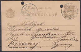 ⁕ Hungary - Ungarn 1912 ⁕ Romania - ORSOVA, Levelező-lap, Magyar Kir. Posta 5 Filler ⁕ Postal Stationery - Enteros Postales