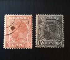 Roumanie 1900 King Karl I - Different Watermark -Gravure: Fabrica De Timbre, Bucharest. Lot2 - Usati