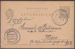 ⁕ Hungary - Ungarn 1905 ⁕ Romania - KISBECSKEREK, Levelező-lap, Magyar Kir. Posta 5 Filler ⁕ Postal Stationery - Postwaardestukken