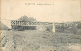 France Champigny Pont Du Chemin De Fer - Champigny