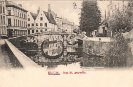 BELGIQUE - Bruges - Vue Sur Le Pont Saint Augustin - Carte Postale Ancienne - Brugge