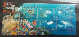 AUSTRALIA 1995 The Worlddown Under Marine Life  Brisbane Stamp Exhibition  Used Mini Sheet Block - Blocchi & Foglietti