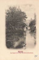 BELGIQUE - Bruges - Le Canal Et Le Pont Derrière Le Gruthuis - Carte Postale Ancienne - Brugge