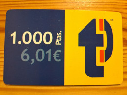 Prepaid Phonecard Spain, Teleconnect - Sonstige & Ohne Zuordnung