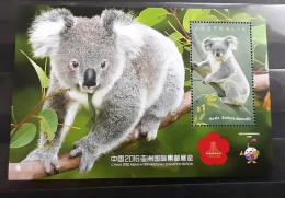 AUSTRALIA 2016 Koala Sramp Show Chiba  Mini Sheet Block MNH - Blocks & Sheetlets