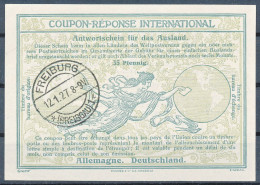 BF0274 / DR -  FREIBURG  - 1927 - Type Ro8  -  35 Pfennig.  - Reply Coupon Reponse - Altri & Non Classificati