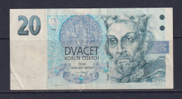 CZECH REPUBLIC  - 1994 20 Korun Circulated Banknote - Repubblica Ceca