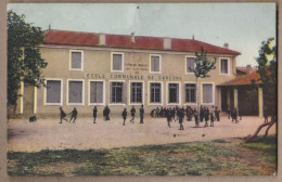 CPSM 84 - LAPALUD - LA PALUD - Ecole Communale De Garçons - TB PLAN TB ANIMATION Elèves Enfants Cour Récréation - Lapalud