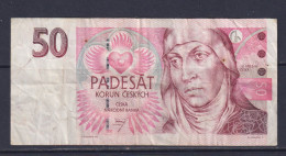 CZECH REPUBLIC  - 1997 50 Korun Circulated Banknote - República Checa