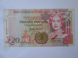 Guernsey 20 Pounds 1996 Banknote,see Pictures - Guernesey