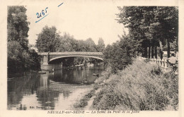 FRANCE - Neuilly Sur Seine - La Seine Au Pont De La Jatte - Carte Postale Ancienne - Neuilly Sur Seine