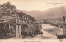 FRANCE - Vue Générale Du Pont De Saint Ilpize Reliant Villeneuve à Saint Ilpize - Carte Postale Ancienne - Other & Unclassified