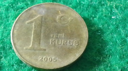 TÜRKİYE - 2005-  1   KURUŞ - Turquie