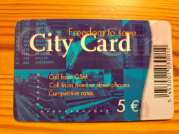 Prepaid Phonecard Luxembourg, City Card - Lussemburgo