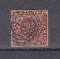 Danemark - Yvert 8 Oblitéré - 4 Maeges - Valeur 18 Euros - - Used Stamps