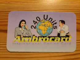 Prepaid Phonecard, Ambrocard - Otros – Europa