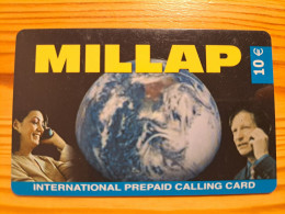 Prepaid Phonecard, Germany, Millap - Earth, Globe - [2] Mobile Phones, Refills And Prepaid Cards