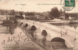 FRANCE - Joigny - Pont Et Faubourg (Vue Prise En Amont) - Carte Postale Ancienne - Joigny