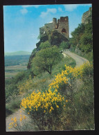 CPSM  / CPM 10.5 X 15 Ardèche ROCHEMAURE Ruines De L'ancien Château Féodal Dominant La Vallée Du Rhône - Rochemaure
