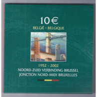 BELGIQUE - 10 EUROS 2002 - JONCTION NORD - MIDI BRUXELLES - BE - Belgium