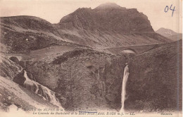 FRANCE - Route Des Alpes De La Cavolle à Barcelone - La Cascade Du Bachelard Et Le Mont Pelat - Carte Postale Ancienne - Other & Unclassified