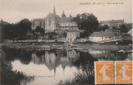 SEICHES  Vue Sur Le Loir - Seiches Sur Le Loir