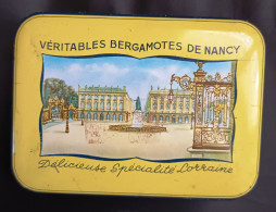 Ancienne Boite Vide " VERITABLES BERGAMOTES DE NANCY " _Di575 - Dozen