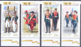 2023. Russia, History Of Russian Uniform,  4v,  Mint/** - Unused Stamps