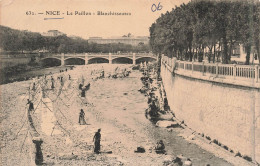 FRANCE - Nice - Le Paillon - Blanchisseuse - Animé  - Dos Non Divisé -  Carte Postale Ancienne - Sonstige & Ohne Zuordnung