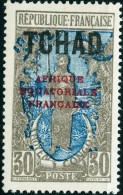 CIAD, CHAD, COSTUMI LOCALI, 1930, FRANCOBOLLI NUOVI (MLH*) Mi:TD 46, Scott:TD 31, Yt:TD 38 - Nuovi