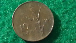 TÜRKİYE - 1966   -  10   KURUŞ - Turquie