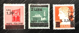 Lot De 3 Timbres Italie 1945 - Usati