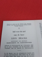 Doodsprentje Leon Bracke / Schoonaarde 1/12/1901 - 19/11/1969 ( Marguerite De Vleeshouwer ) - Religion & Esotérisme